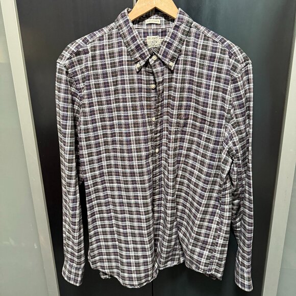J. Crew checkered button-down shirt. Size XL. Slim Untucked fit. - Picture 1 of 3